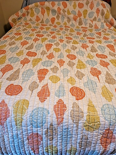Full size shell quilt - full, 86"