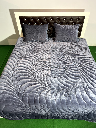 Grey velvet shell - , king