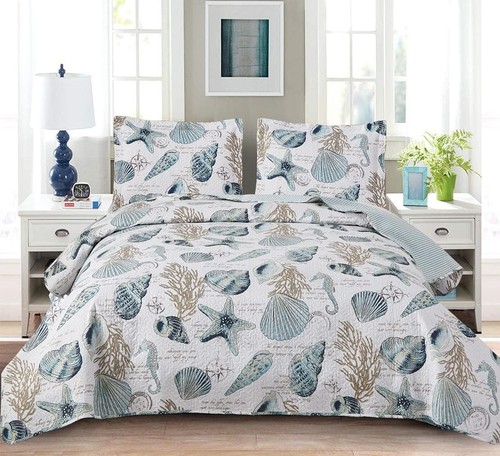 Summer beach bedspreads set - beach,