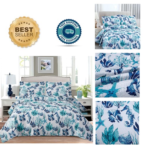 Breathable teal blue - king, size