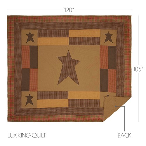 Primitive luxury king quilt - primitive,